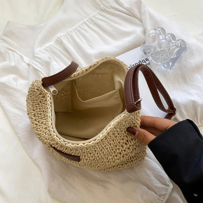 Open-Weave Shoulder Bag
