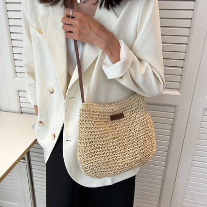 Open-Weave Shoulder Bag