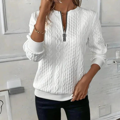 Soft and Casual Textured Sweater For Women