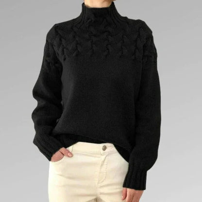Women's Knitted Turtleneck Sweater