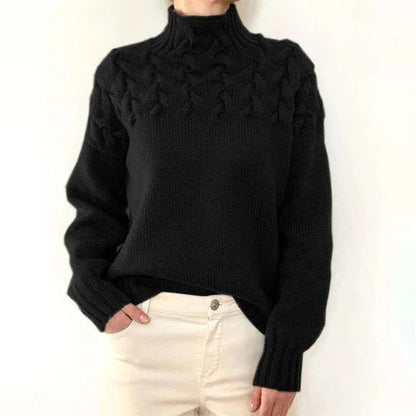 Women's Knitted Turtleneck Sweater
