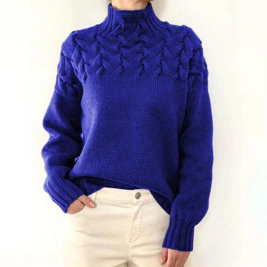 Women's Knitted Turtleneck Sweater
