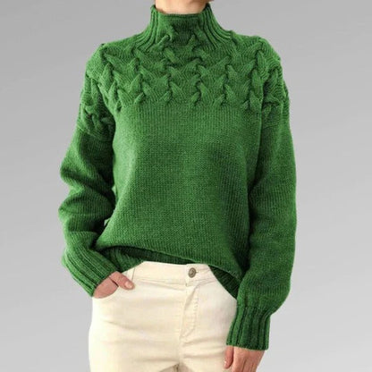 Women's Knitted Turtleneck Sweater