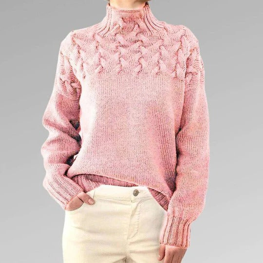 Women's Knitted Turtleneck Sweater
