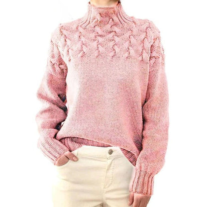 Women's Knitted Turtleneck Sweater