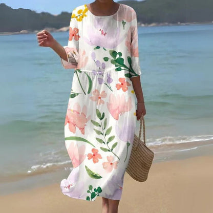 Flowy Midi Dress