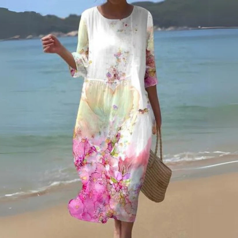 Flowy Midi Dress