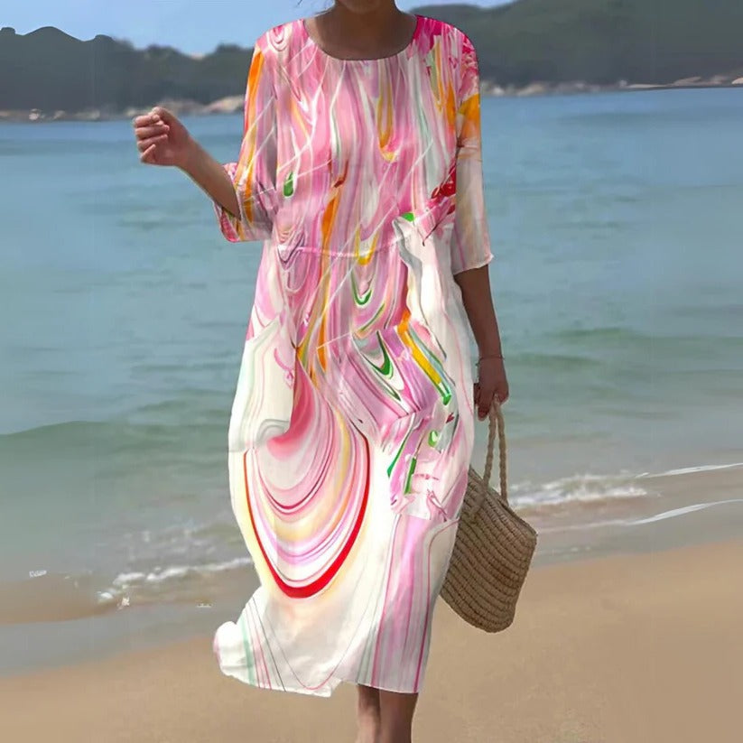 Flowy Midi Dress