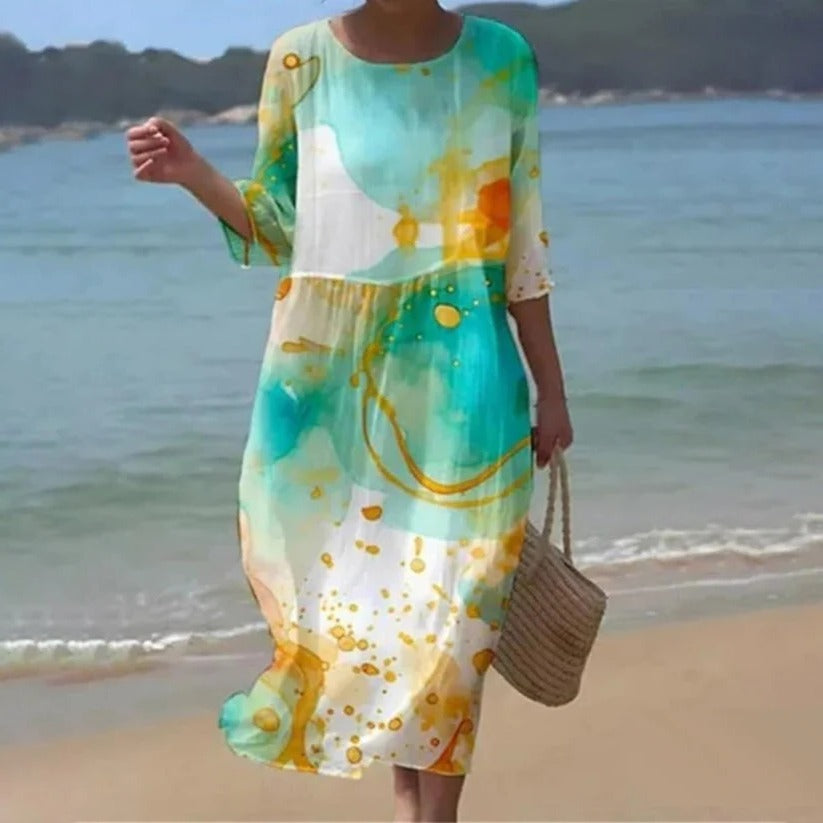 Flowy Midi Dress