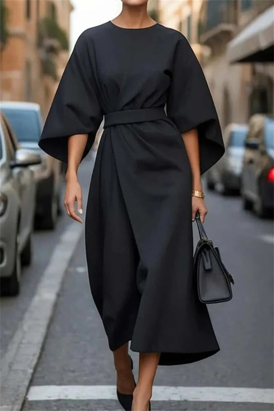 A-Line Midi Dress