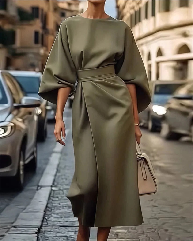 A-Line Midi Dress
