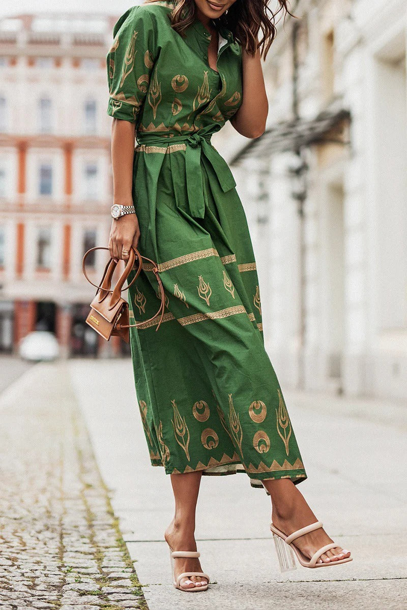 Short-Sleeved Dress