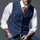 Heren vintage-stijl vest