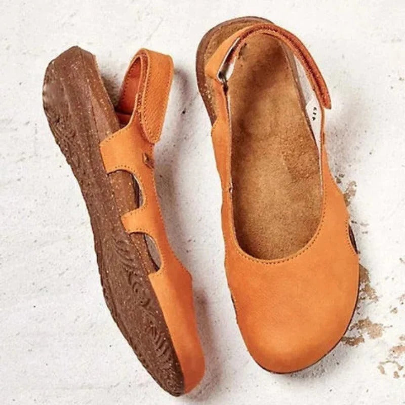 Closed-toe sandals