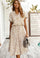 Midi Dress with Short Sleeves