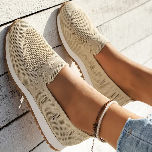 Slip-on walking shoes