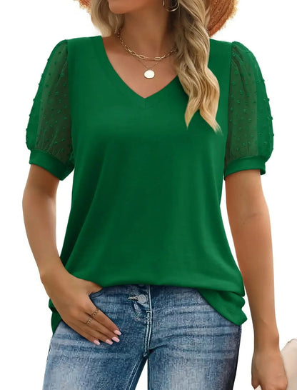 V-neck top