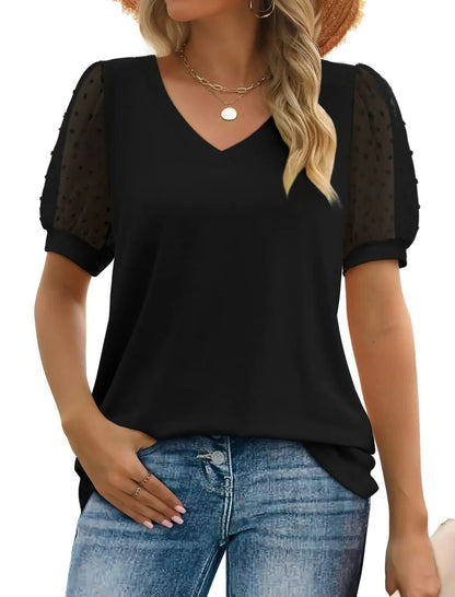 V-neck top