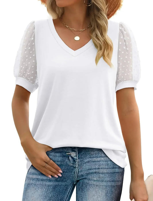 V-neck top