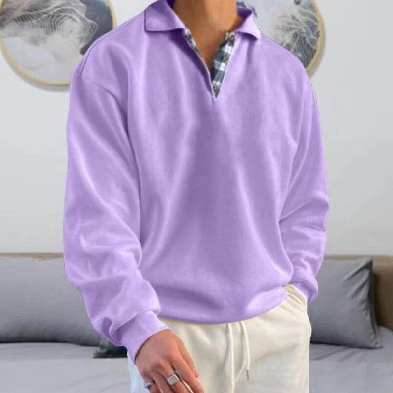 Pullover with classic structure
