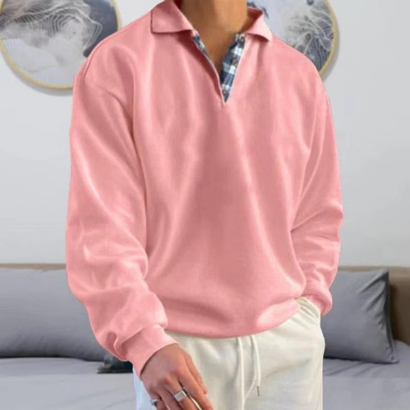 Pullover with classic structure