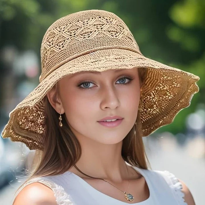 Wide-Brim Sun Hat