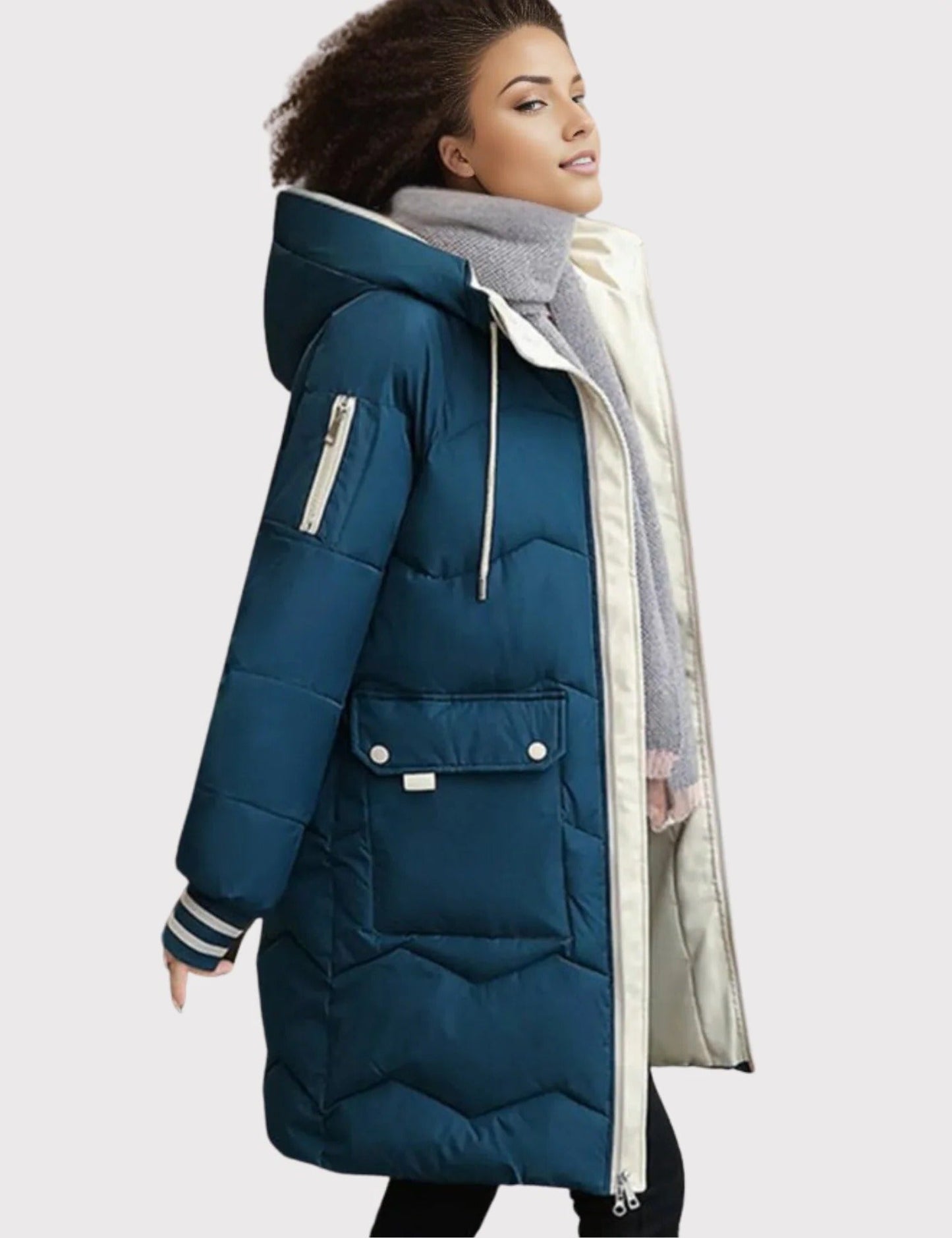 Functional Jacket with Tailored Fit for Cold Weather