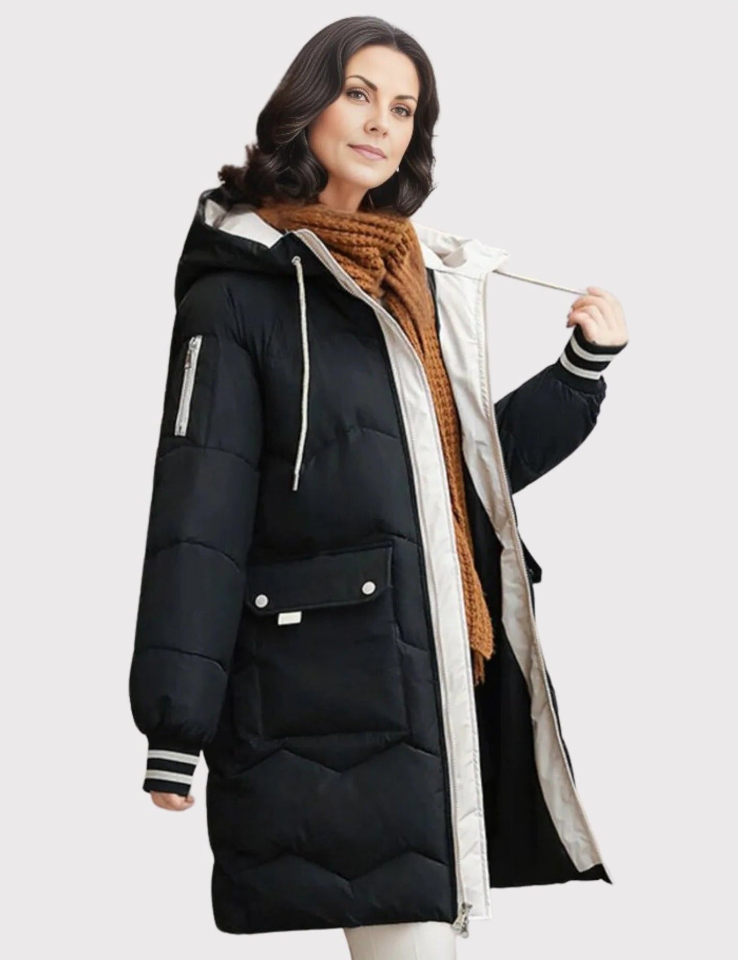 Functional Jacket with Tailored Fit for Cold Weather
