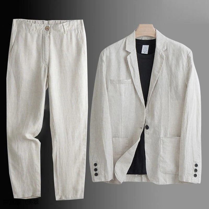 Blazer Set with Relaxed Styling