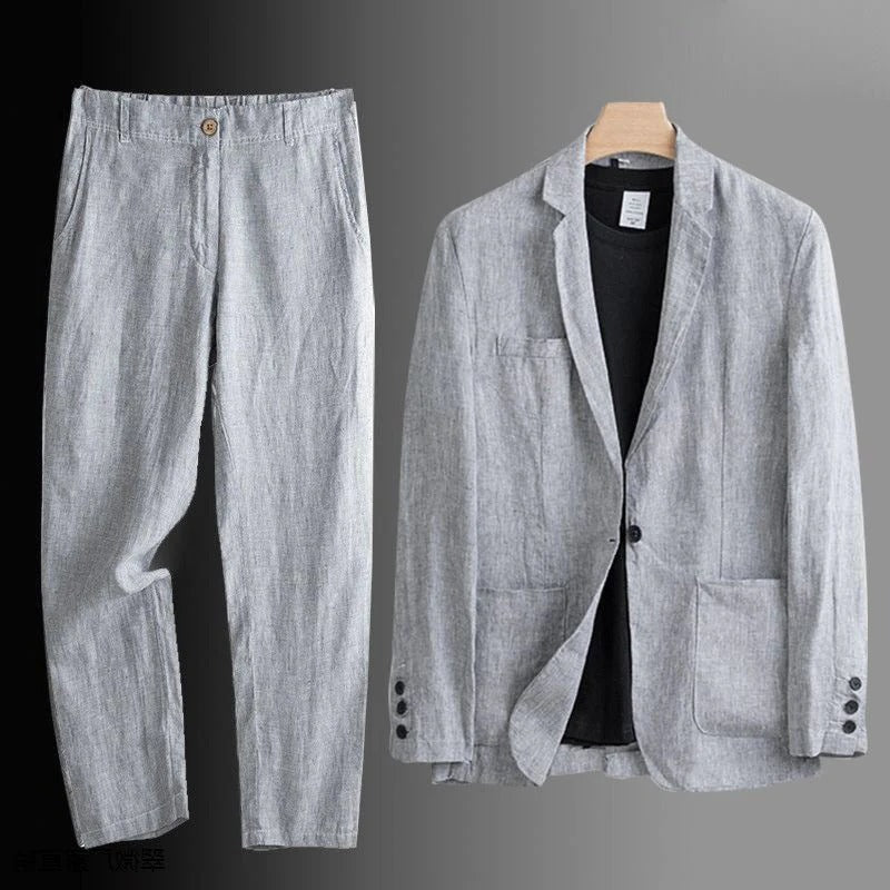 Blazer Set with Relaxed Styling