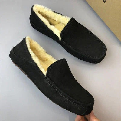 Men’s Slippers with Warm Lining and Durable Sole