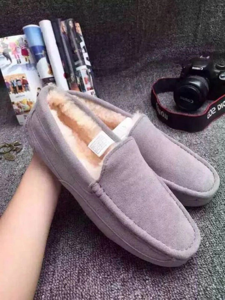 Men’s Slippers with Warm Lining and Durable Sole