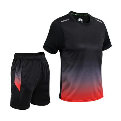 Conjunto de ropa deportiva para hombre con diseño degradado