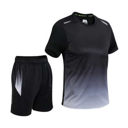 Conjunto de ropa deportiva para hombre con diseño degradado