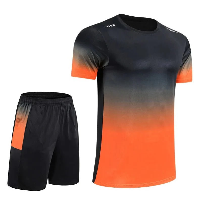 Conjunto de ropa deportiva para hombre con diseño degradado