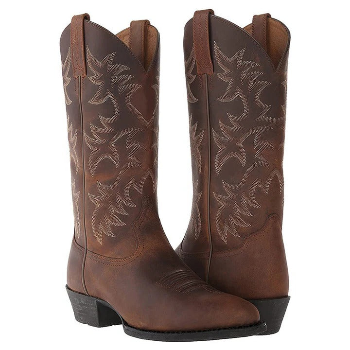 Men’s Mid Calf Cowboy Boots