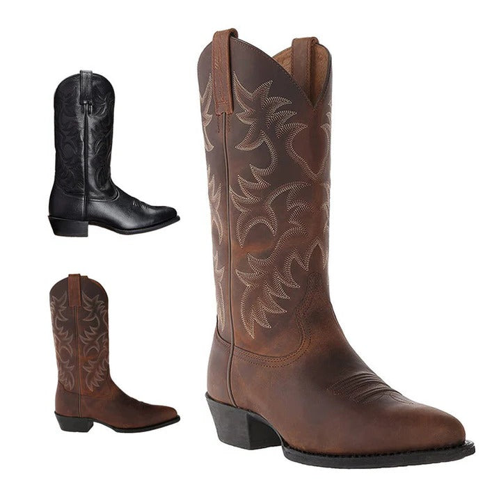 Men’s Mid Calf Cowboy Boots