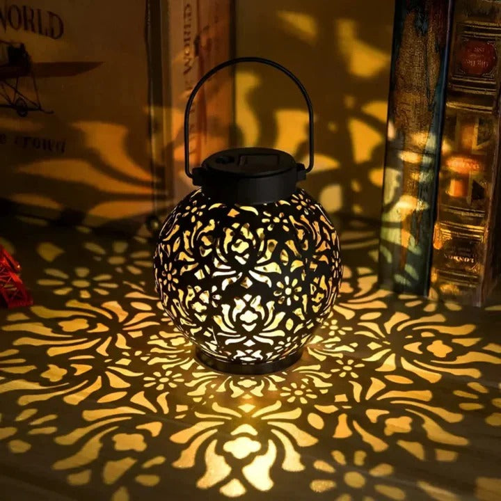 Designer Outdoor Weatherproof LED Solar Pendant Light