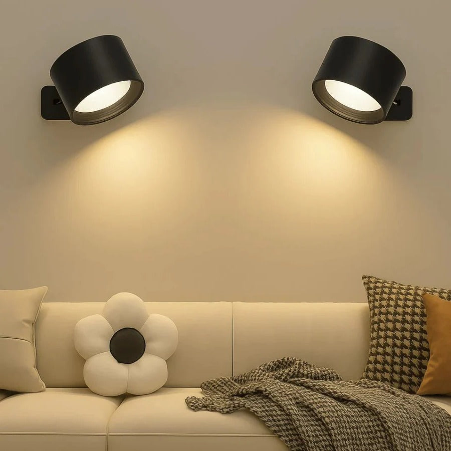 Rechargeable Wall Light with 360° Rotation | Ventayo