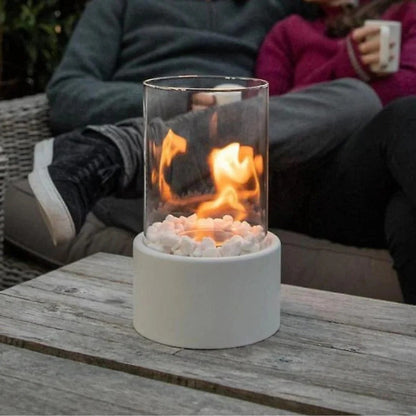 Mini Portable Glass Tabletop Fireplace | Ventayo