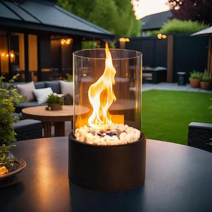 Mini Portable Glass Tabletop Fireplace | Ventayo