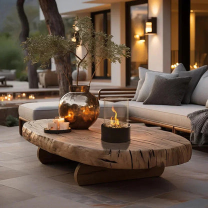 Mini Portable Glass Tabletop Fireplace | Ventayo