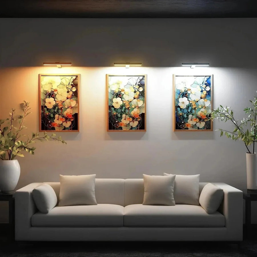 Wireless Rechargeable LED Wall Light for Artwork and Decor | Ventayo