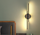 Hedendaagse 2-licht dimbare lineaire LED make-up spiegellamp - warm wit