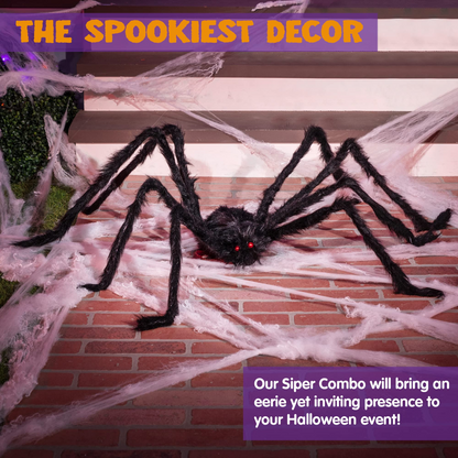 Huge 5-feet Black Hairy Spider – Ventayo