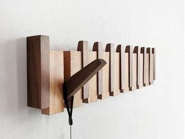 Porte-manteau en bois fait main