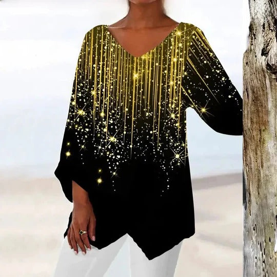 Women's V-neck top