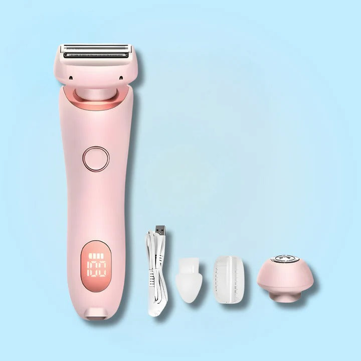 Rifinitore Elettrico per Peli Pubici Donna – Rasoio Ricaricabile per Linea Bikini per Pelle Sensibile
