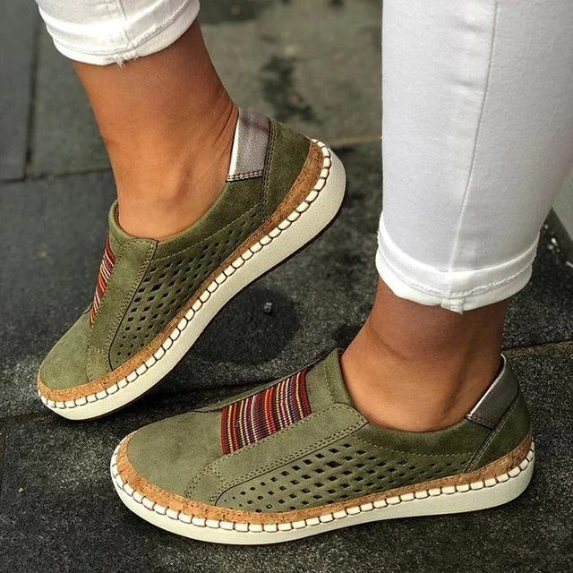 Women's Breathable Flat Bottom Bunion Corrector Sneakers Supportive Design for Foot Pain Relief and Everyday Comfort