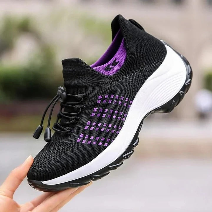 Premium-Sneaker – Atmungsaktives Mesh, Fußgewölbeunterstützung & stoßdämpfende Sohle